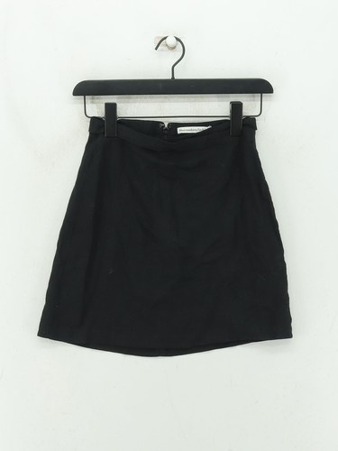 Abercrombie & Fitch Women's Mini Skirt XS Black Linen with Viscose Short Mini - Picture 4 of 5