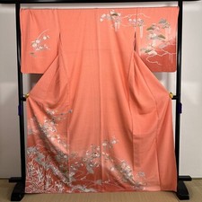 300-1 Japanese Kimono Silk Homongi Pink