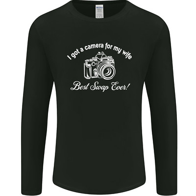 Kamera für meine Frau Fotografie Fotograf Herren Langarm T-Shirt