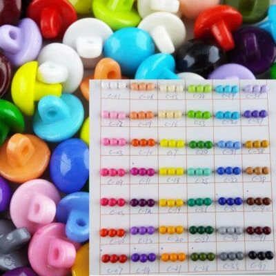 SIMON BROWNE CRAFTS Buttons 10mm Dome Shirt Small Jumper Baby Doll Model BUY 4 8 16 32 40 COLOUR 866