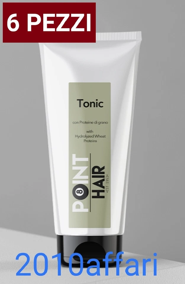 Point Hair Tonic con Proteine di Grano 200 ml Farmagan - 6 Pezzi