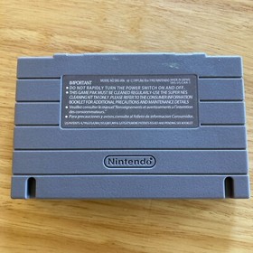 New Super Mario Land SNES 16-Bit Rom Game Cart USA NTSC English