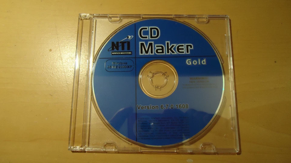 NTI CD MAKER Gold VERSION 6.7.0 CD Recording COMPUTER SOFTWARE - Image 3 of 3