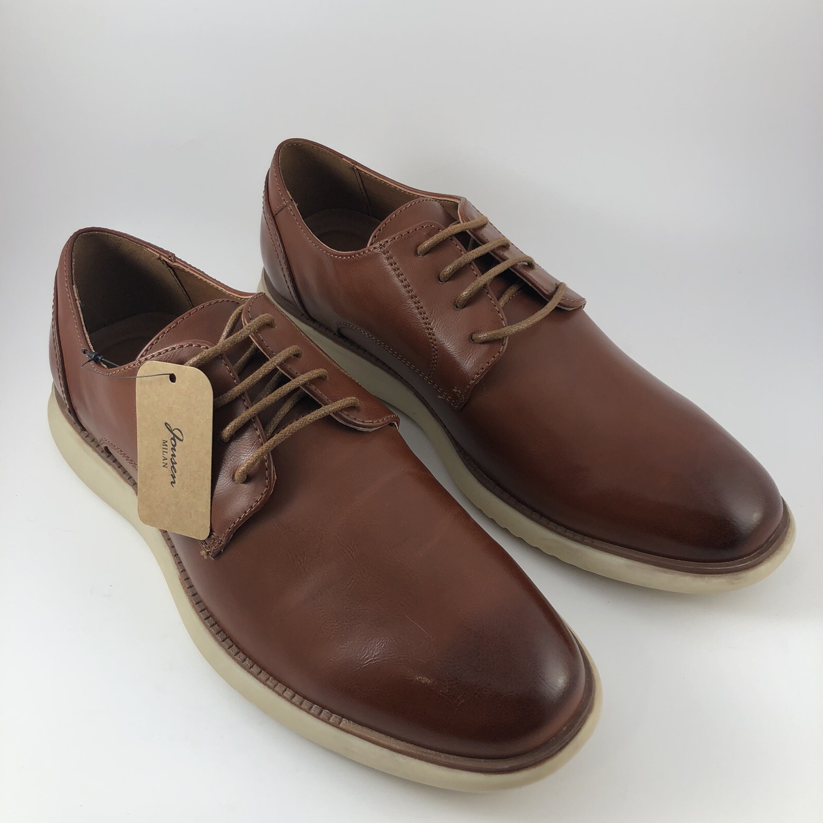 SAOLA Scarpe eleganti JOU MILAN da uomo brogue scarpe da derby formali stringate taglia 8
