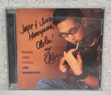 SIGNED Jake Shimabukuro Walking Down Rainhill 2 CD Set 2004 Ukulele Acoustic