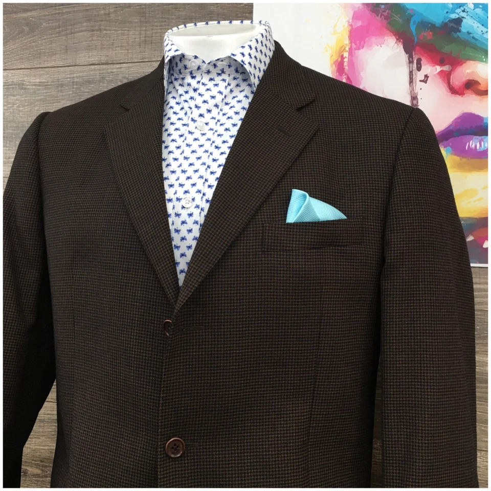 Gian Luca Napoli Mens Blazer Sport Coat Casual Jacket Size 42L Wool Suit - Image 2 of 4