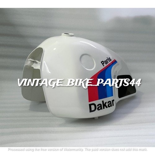 BMW R80 GS Paris Dakar 32 Liter Benzintank aus weiß lackiertem Stahl - Picture 2 of 4