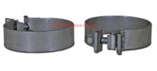 4 Id Exhaust Band Clamp - Diesel - Aluminized - 1 Thick - Pair
