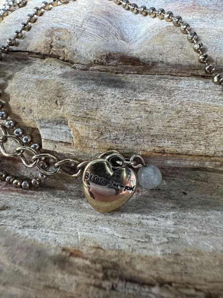 Betsey Johnson Black Cat Pendant Necklace With Rhinestones On GoldTone