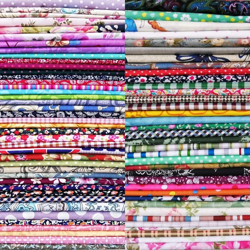 10" Layer Cake Quilt Fabric Squares - 40 Pieces Calico - NO Duplicates - Image 2 of 4