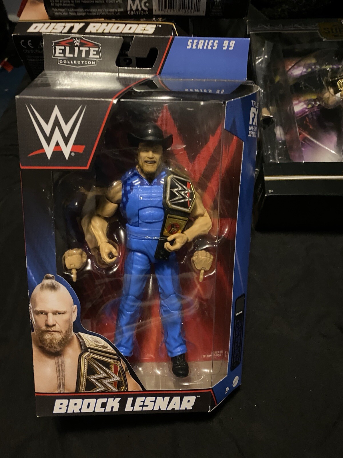WWE Elite 99 Brock Lesnar Chase Variant Blue Action Figure