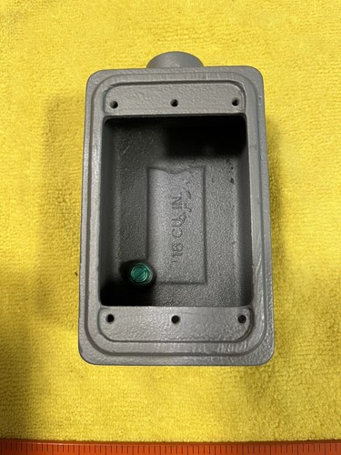 Appleton FS-1-50 FS Device Box, 1-Gang, Dead-End, Type: FS, 1/2", Malleable Iron - Picture 2 of 6
