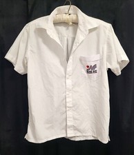 Boys Summer Rose Bay Secondary College School Uniform White Shirt Size 12 Years