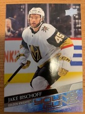 UPPERDECK2020-21 JAKE BISCHOFF YOUNG GUNS HOCKEY CARD #713