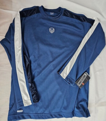 NWT Nike Basketball Hoop Tech Jersey Mens Large Blue Lined