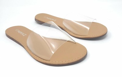 flat slip on sandals