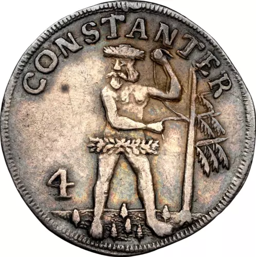 1713 HH German States Brunswick Wolfenbuttel 4 Mariengroschen, NGC XF 40 Germany
