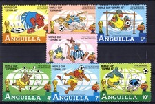 064+  TIMBRES  WALT DISNEY   SERIE ANGUILLA