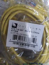 Lot of 10 Cat5e Ethernet Patch Cables Yellow 7 Ft 570-115-007