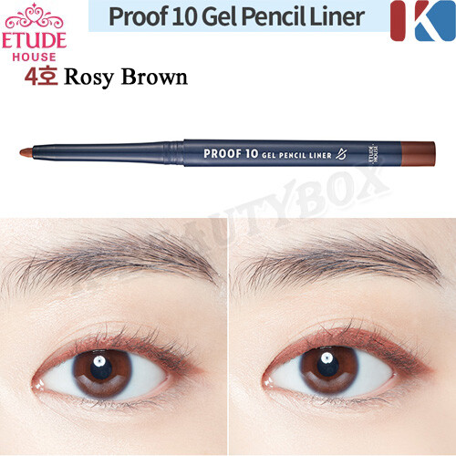ETUDE HOUSE Waterpoof 10 Gel Pencil Eyeliner 6 Color Korean Cosmetics