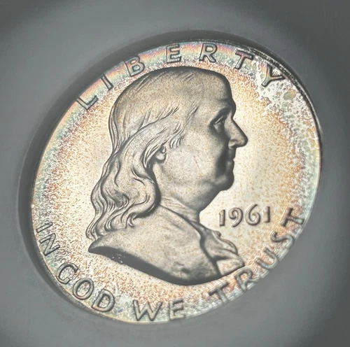 1961 Franklin Half Dollar NGC PF67 Cameo