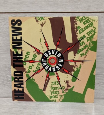 David Johansen - Heard The News - 7'' Vinyl Single Record - 1985 - VG+ / VG+ Con 