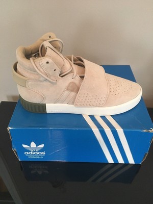 adidas tubular invader strap beige