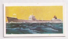 Vintage 1956 Card S.T. SPYROS NIARCHOS Oil Tanker Ship