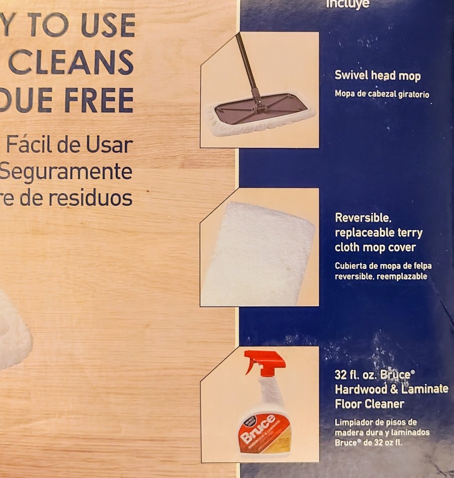 Bruce Hardwood and Laminate Cleaning System Kit (with Terry Cloth Mop