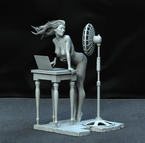 Sexy Women | Sekretärin | Figur | 3D Druck | STL Datei | NSFW | Pin-Up | Nude