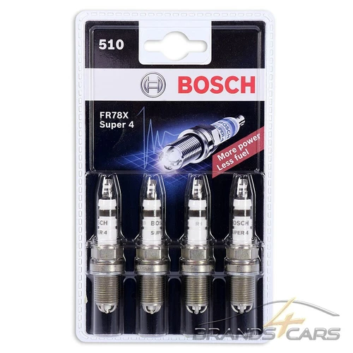 4x ZÜNDKERZE BOSCH BLISTER SUPER-4 FÜR SUZUKI TOYOTA VW GOLF 3 4 5 6 T5 PASSAT