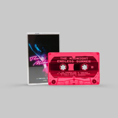 Endless Summer - The Midnight Neon Pink Cassette, *New & Sealed, Synthwave '80s