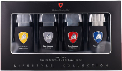 Lifestyle Collection By Tonino Lamborghini For Men Set: EDT x4 0.5ozx4 New