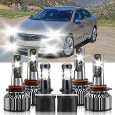 For Chevy Impala 2000-2005 LED Combo Headlight Kit Bulb Hi/Lo Beam+Fog Light