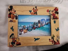 Walt Disney World Picture Photo FRAME 4" x 6" Mickey Minnie Donald Pluto Goofy