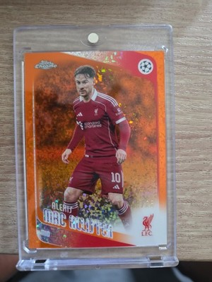 Topps Chrome UCL 2025-26 Alexis Mac Allister  Liverpool #67Orange /25 MINT