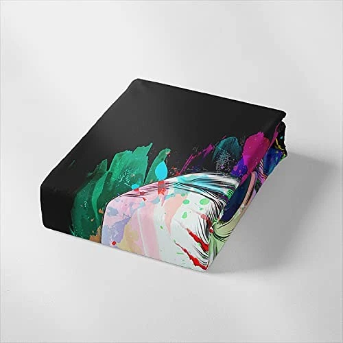  Juegos de cama con calavera para niños adolescentes, funda nórdica estampada con patrón de calavera negra king Foto 3 de 4