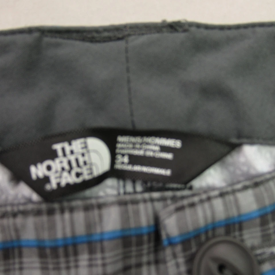 North Face Shorts Mens 34 Pockets Lightweight Outdoors Checks Stretch - Image 3 of 4