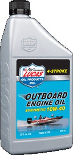 Lucas 10662 Outboard Sythetic Engine Oil 10W40 1Qt