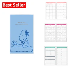 Stylish 2- Pocket Organizer - Monthly Planner with Protective Sleeve & Notes