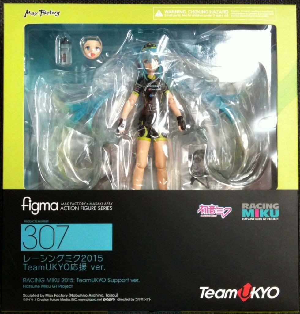 スポーツ figma 307 RACING Miku 2015 TeamUKYO figma 307 Racing Miku 2015 TeamUKYO Support ver. Max Factory | eBay