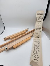 FA Edmunds 9"x24" Hardwood Split Rail Scroll Frame Needlepoint Cross Stitch