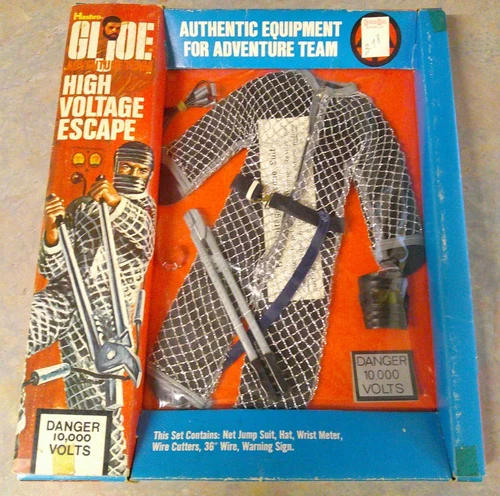 1972 GI JOE ADVENTURE TEAM HIGH VOLTAGE ESCAPE SET WITH ORIGINAL BOX #7342