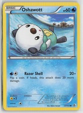 Oshawott 37/113 Common Legendary Treasures Pokemon Moderately Played on eBay