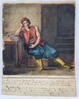 ✒ 1826 Charles CHABRILLAC - original portrait drawing YPSILANTIS Υψηλάντης Greece