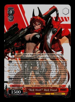 ''Red Wolf'' Red Hood NIK/S117-E058 RR NIKKE Weiss Schwarz NM