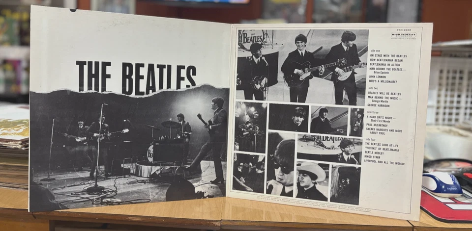 The Beatles Story 2LP - 1964 - MONO - Alt Cover Vers! - solid seams/spine - NM- - Image 4 of 4