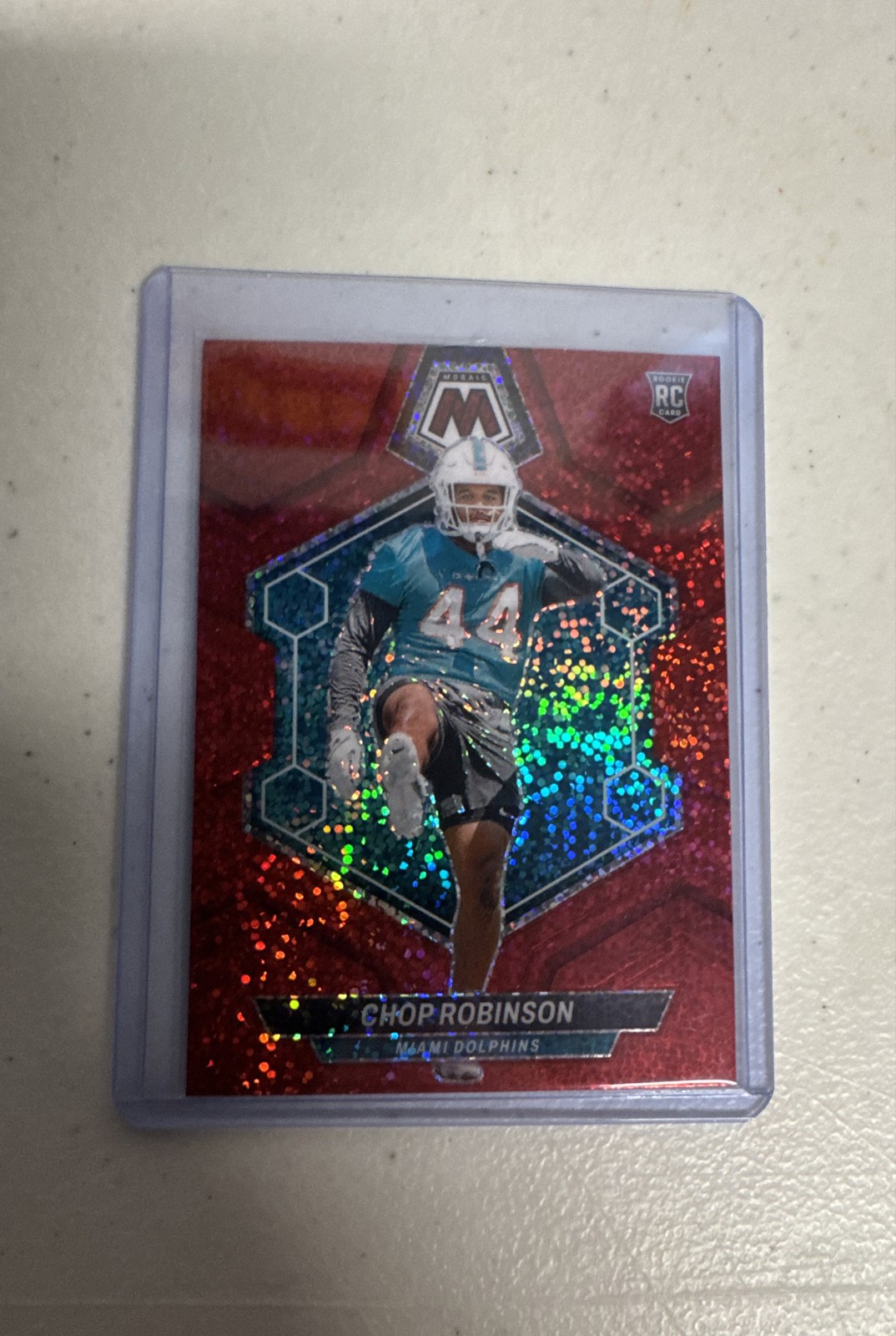 2024 Panini Mosaic - Rookies Chop Robinson #321 Red Sparkle Prizm (RC)