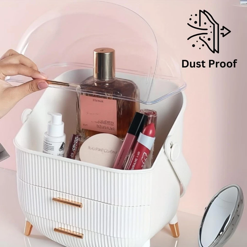 Organizador de Maquillaje Organizadores para el Cuidado de la Piel - Vitrina Cosmética - Cubierta Transparente Foto 4 de 4