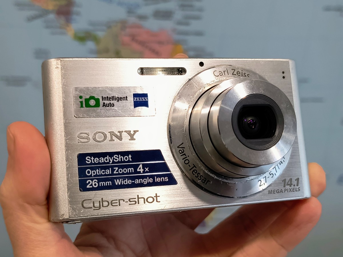 Sony Cyber-shot DSC-W320 14.1MP Digital Camera - Silver for sale